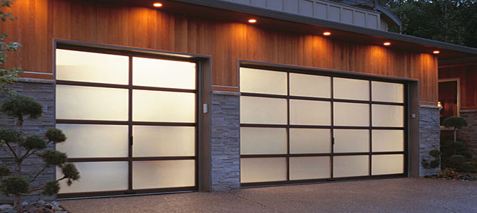 picture of outside a new garage door